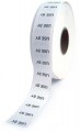 Single Line Use By Label Refill